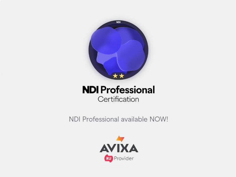 NDI launches AV-over-IP training with AVIXA certification