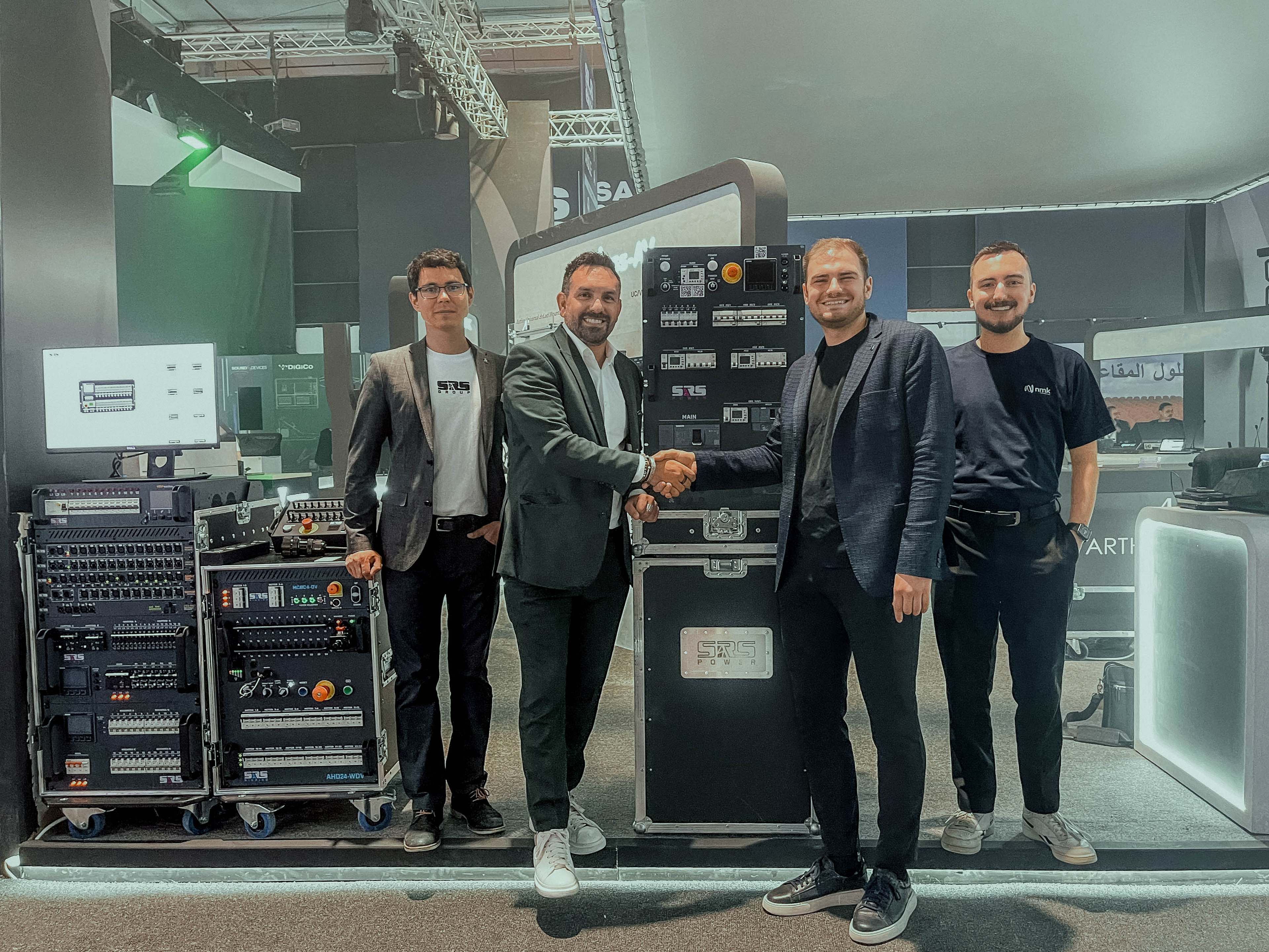 NMK Electronics and SRS Group join forces to expand lighting and rigging products in the GCC