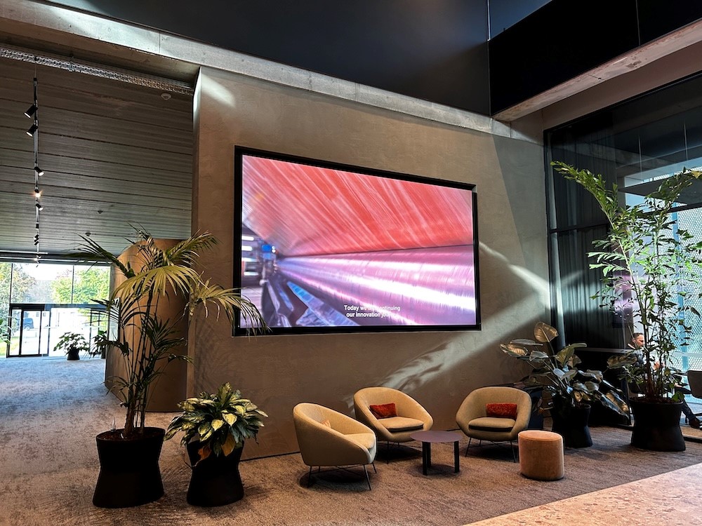 Leyard LED screen welcomes visitors to Beaulieu International Group