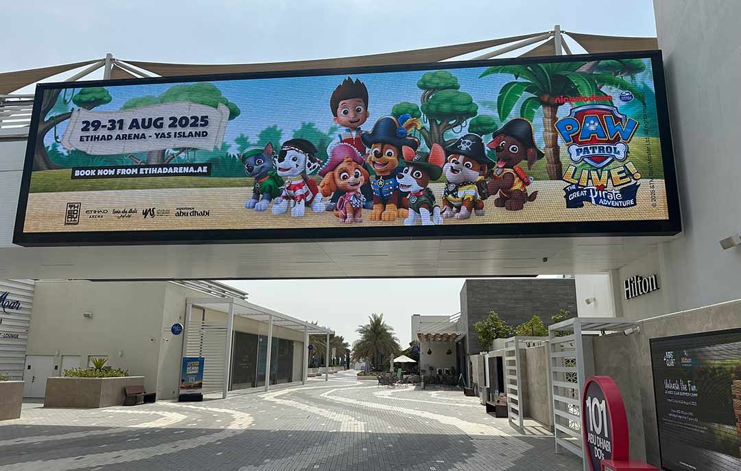 Daktronics brings messaging to pedestrian bridges at Yas Bay Waterfront in Abu Dhabi