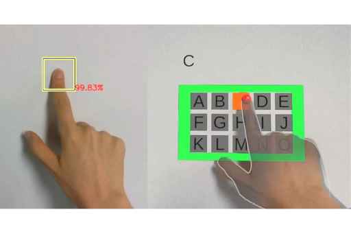 New technique turns surfaces such as walls and desks into touch panels