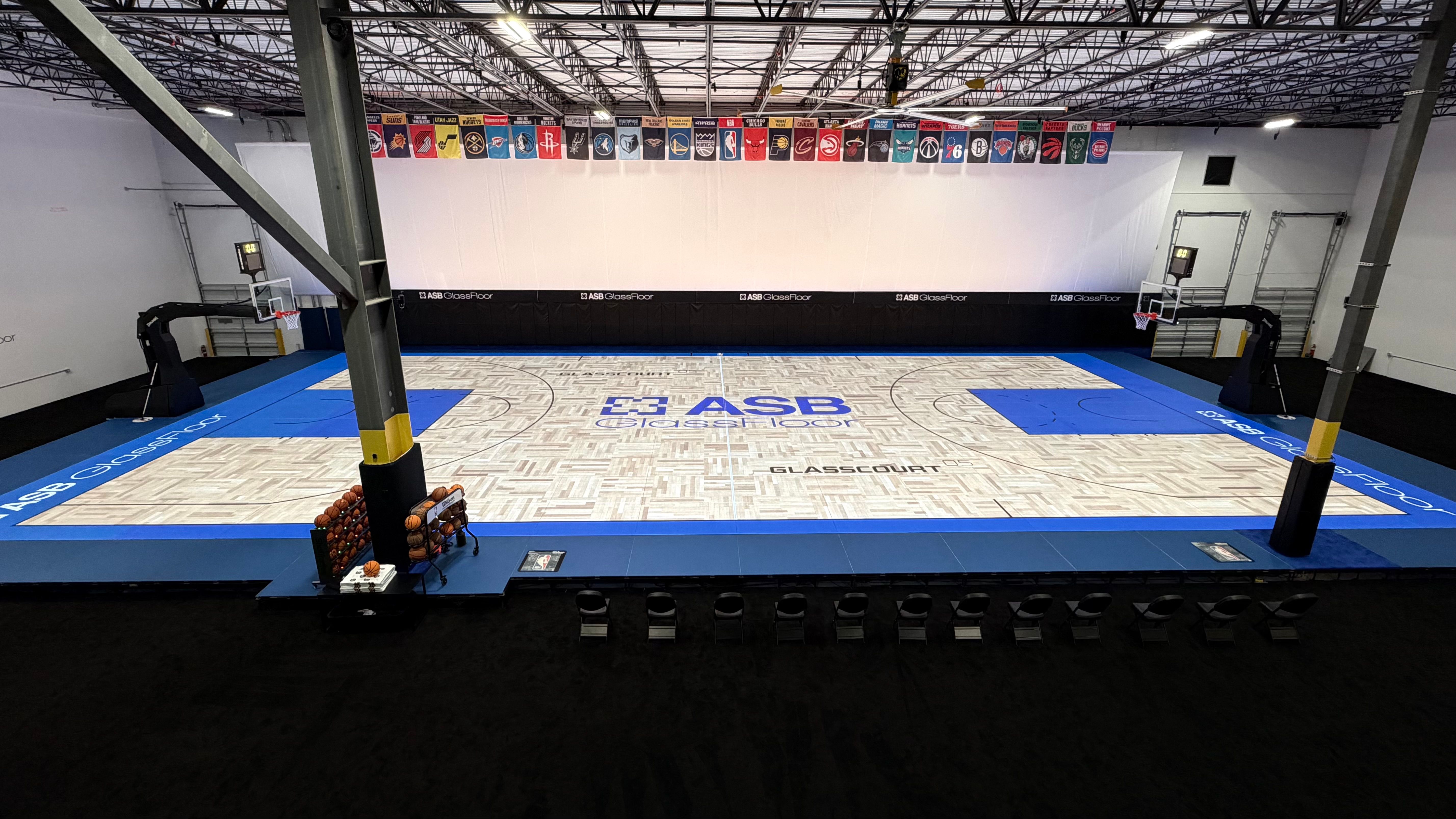 ASB GlassFloor unveils Athletes Lab 2.0 in Orlando, in partnership with the NBA