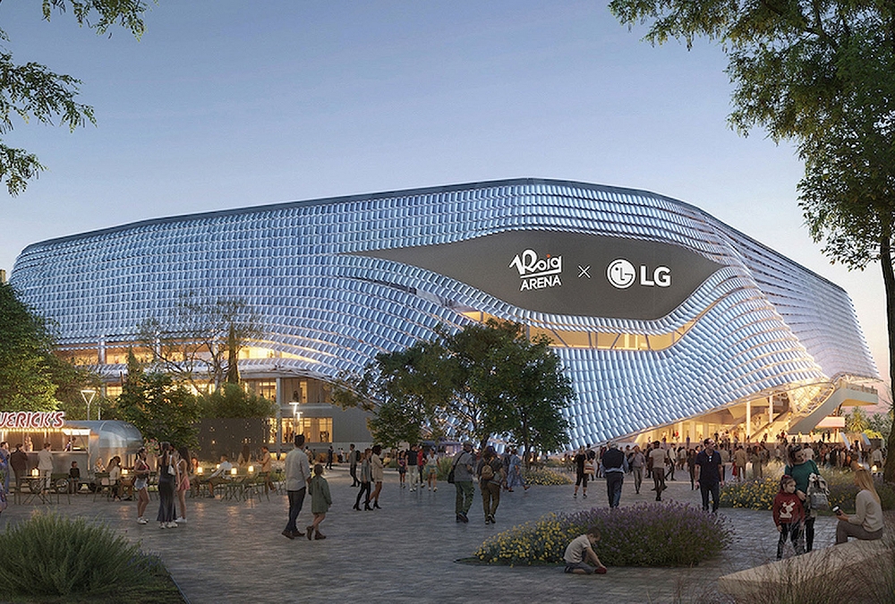 LG to deliver 1,700 sq. metres of signage for Roig Arena