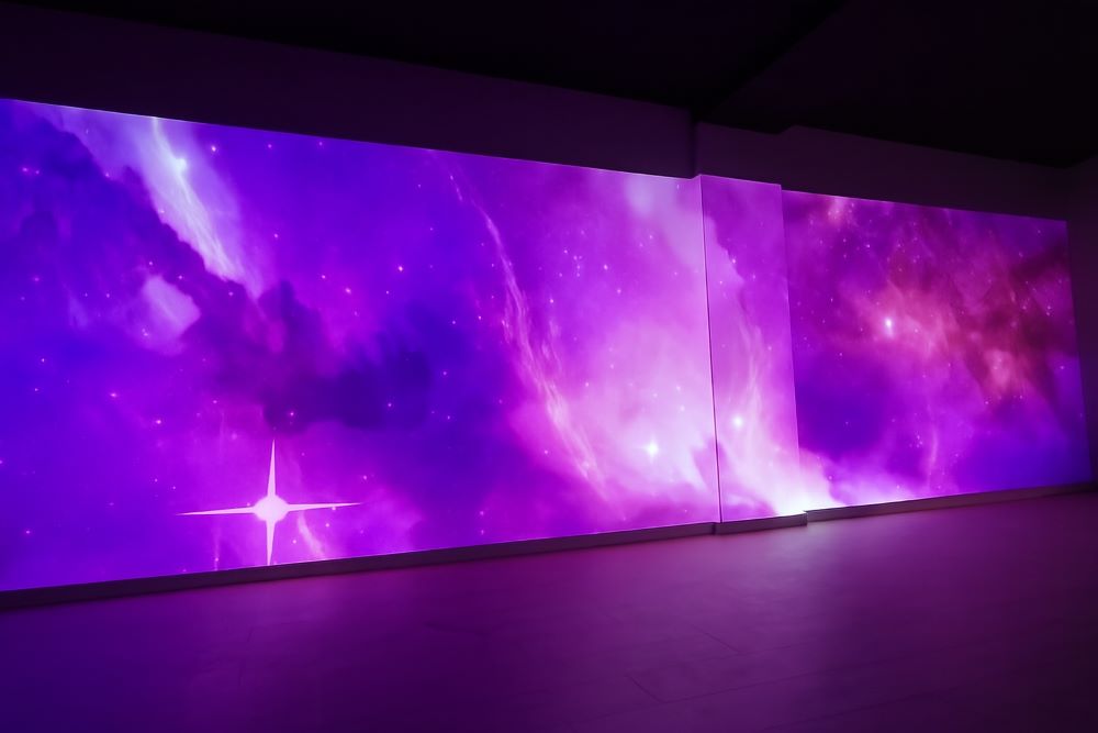 Immersive yoga experience in Switzerland powered by Christie projection