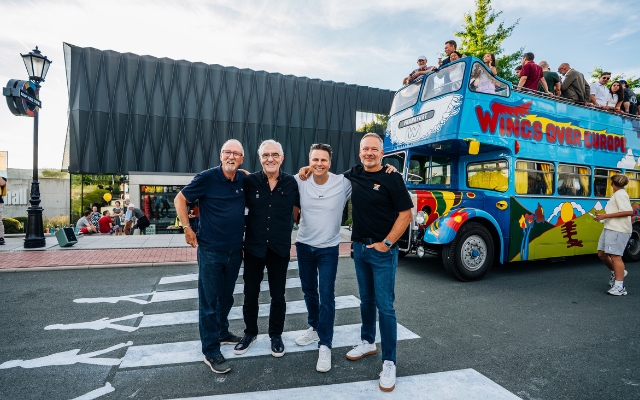 Adam Hall Group puts Wings legendary double-decker tour bus back on the road