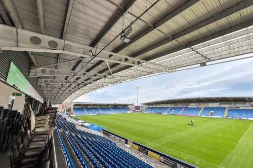 TG Baker installs JBL PA and voice alarm system at Chesterfield FC