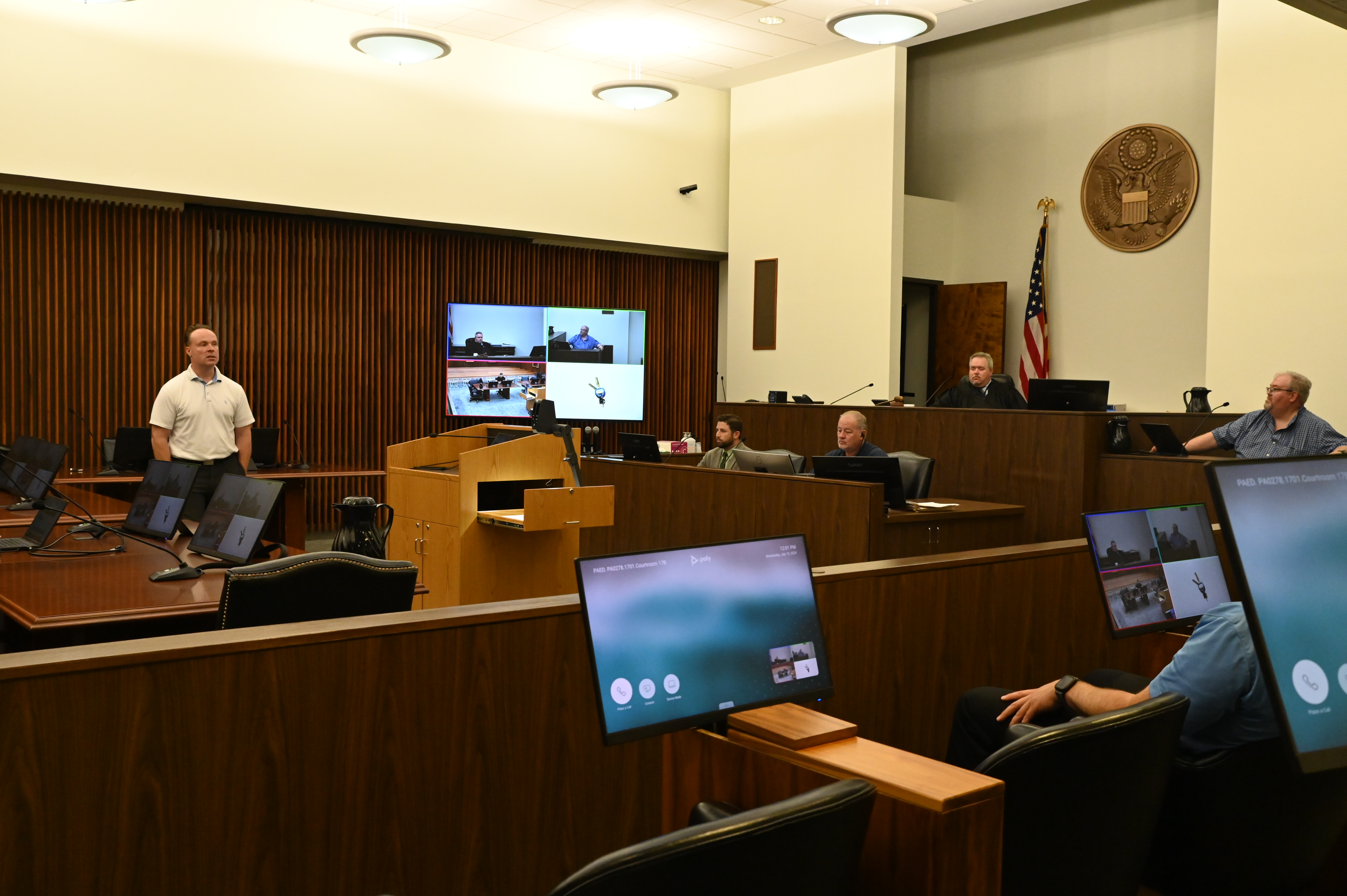 Visionary’s PacketAV Matrix Series provides futureproof AV-over-IP for courthouse install