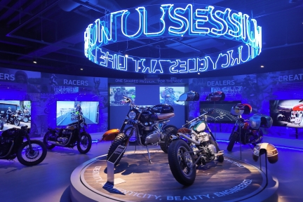 Triumph Motorcycles celebrates 120 years of history with immersive digital signage