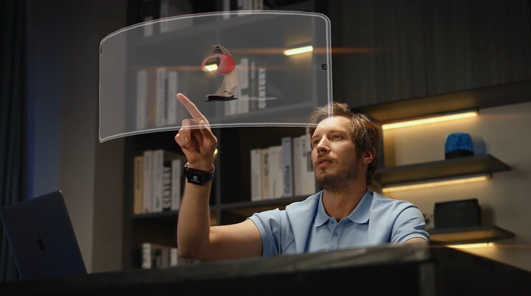 Watch featuring Lidar tech to enable &#039;mid-air&#039; gesture control of a screen
