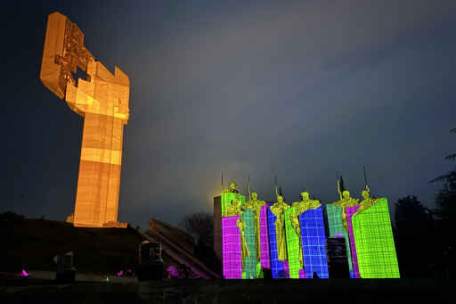 Vioso and MP-Studio map 50m Bulgarian monument for national event