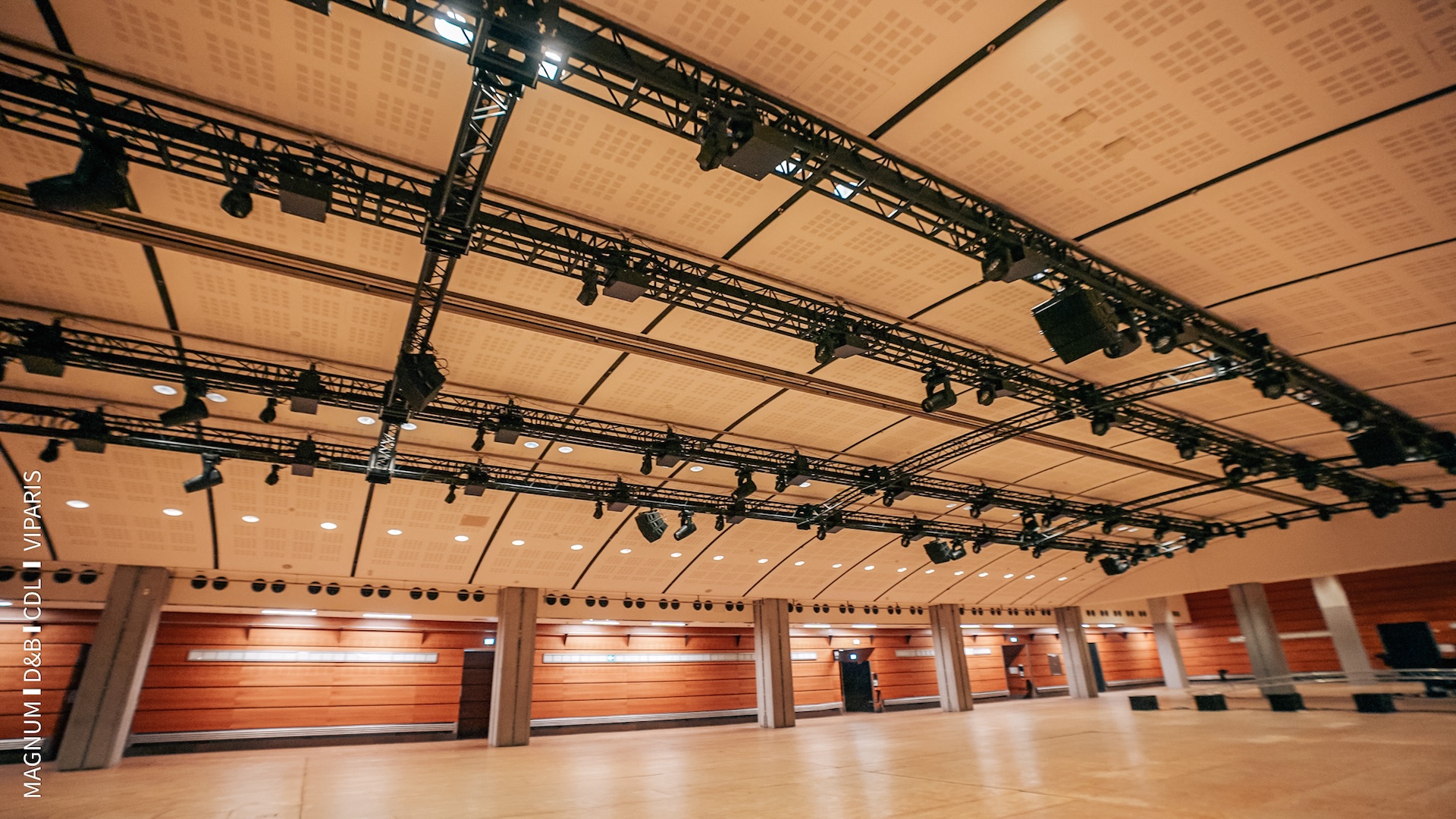 d&amp;b audiotechnik CCL System installed beneath the Louvre’s glass pyramid