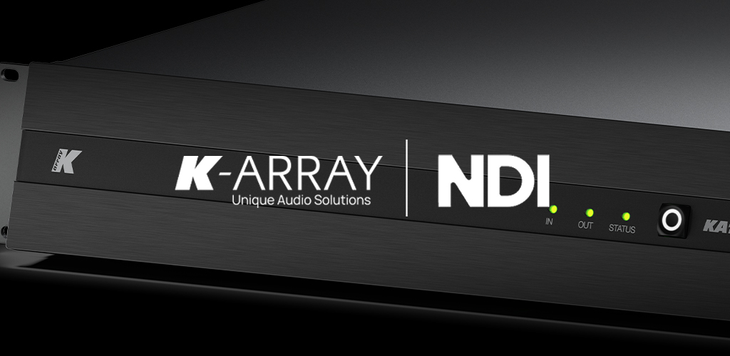 K-array adds native NDI integration to Kommander amplifiers