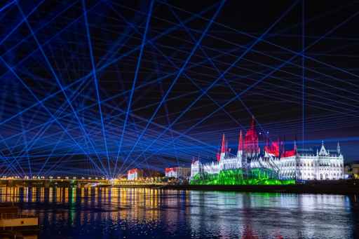 Panasonic powers record-breaking projection mapping in Budapest