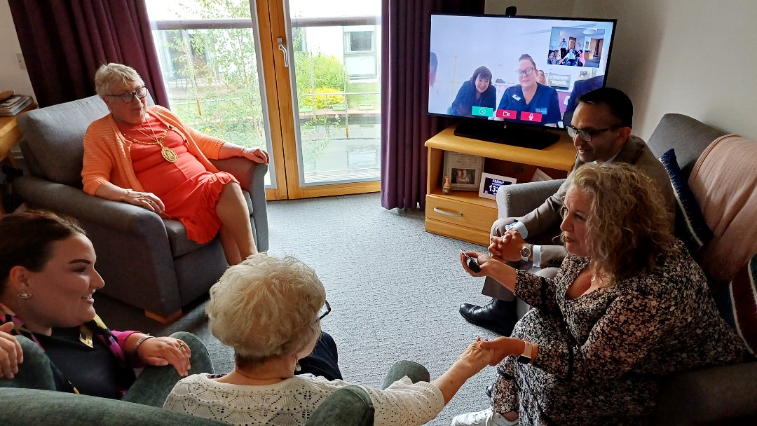 LG and Care Messenger bring digital connection to Scottish care home
