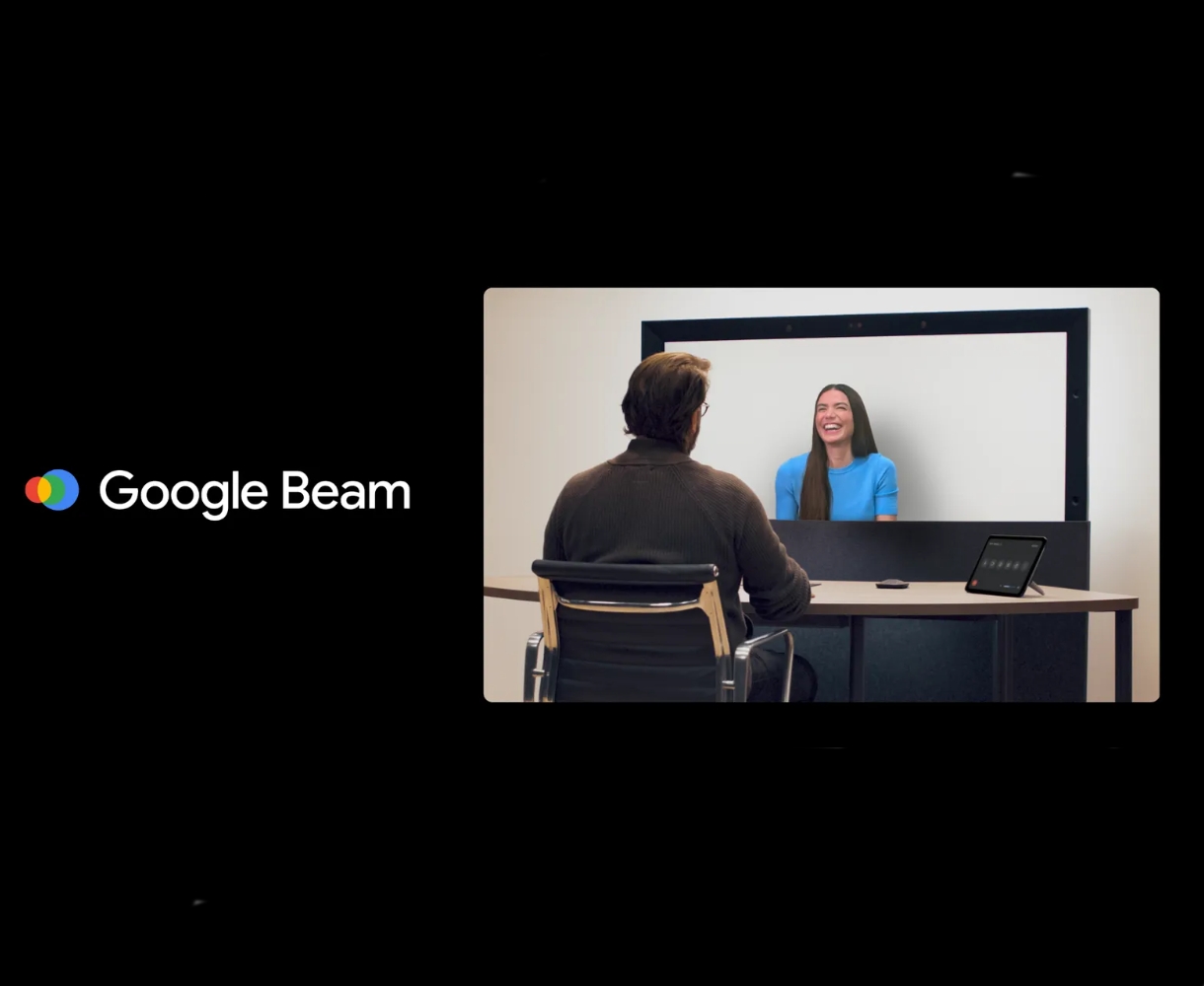 Project Starline becomes Google Beam, and adds real-time translation