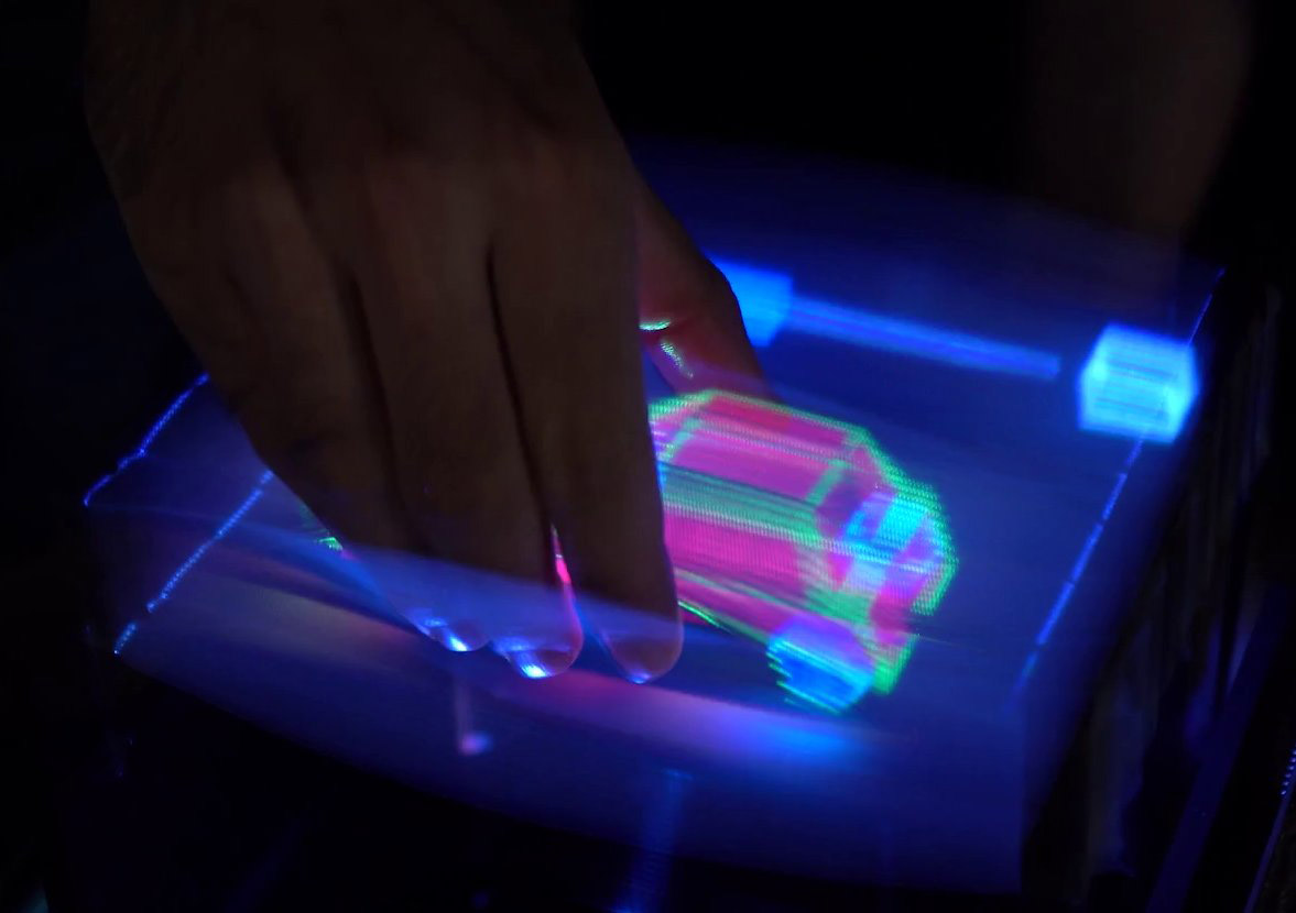 Holograms that can be grabbed and manipulated