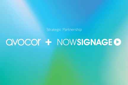 Avocor and NowSignage announce strategic partnership