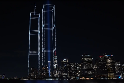 Drone show in New York honours victims of 9/11 attack on 25th anniversary