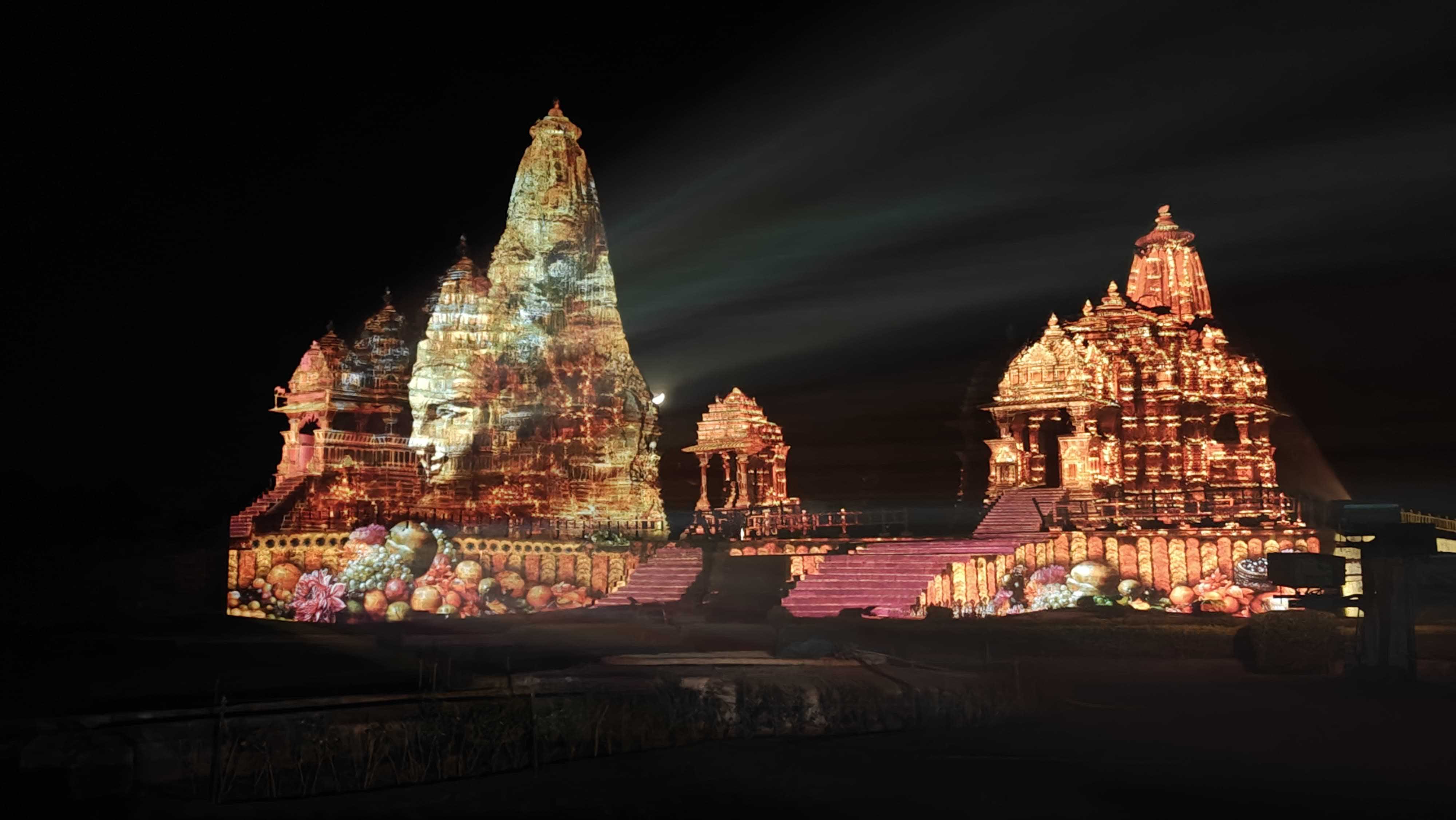 Christie projectors supply Khajuraho Temples with new light and sound show