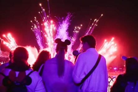 Behind the scenes at Disney's first aquatic drone night time show