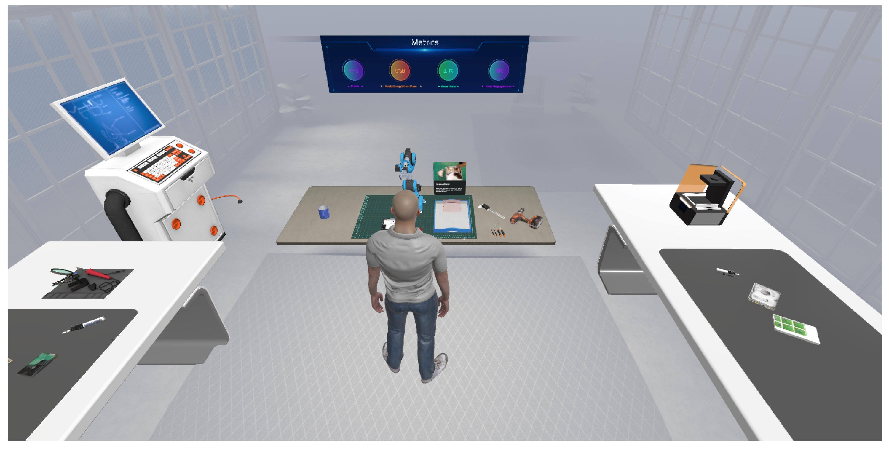 VR could help train employees working with robots