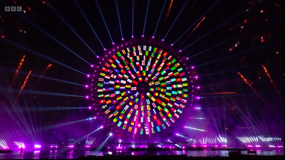 Pixel Artworks illuminates the London Eye for NYE celebrations with Hologauze Illusions