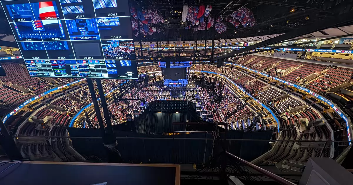 Analog Way’s Aquilon drives Democratic National Convention
